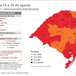 Estado define 14 regiões em bandeira vermelha no mapa definitivo do distanciamento