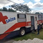 Neste sábado (7), o ônibus da saúde estará atendendo na Associação Ambev, na Vicentina