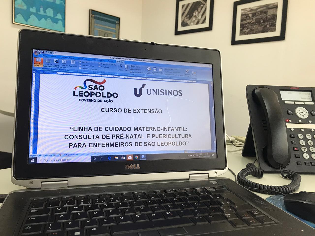 Prefeitura e Unisinos promovem qualificação para profissionais de enfermagem de São Leopoldo