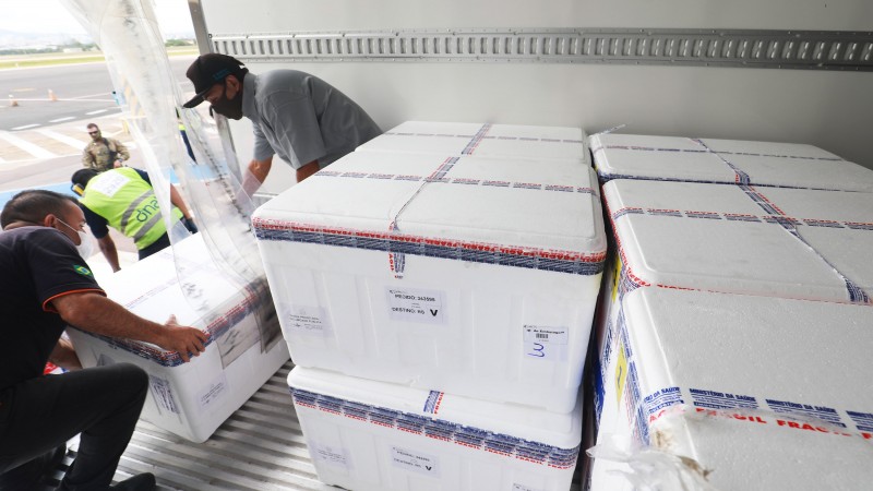 Novo lote de vacinas CoronaVac será distribuído aos municípios nesta quinta-feira, dia 4