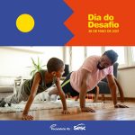 Sesc São Leopoldo prepara programação com atividades físicas e drive-thru solidário para o Dia do Desafio