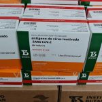 Ministério da Saúde recebe lote com 1 milhão de doses da CoronaVac