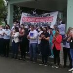 Hospitais da região, entre eles o Centenário, fazem manifestação contra o Programa Assistir do Estado