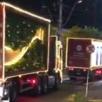 Vídeo: Caravana de Natal da Coca-Cola  está passando por São Leopoldo