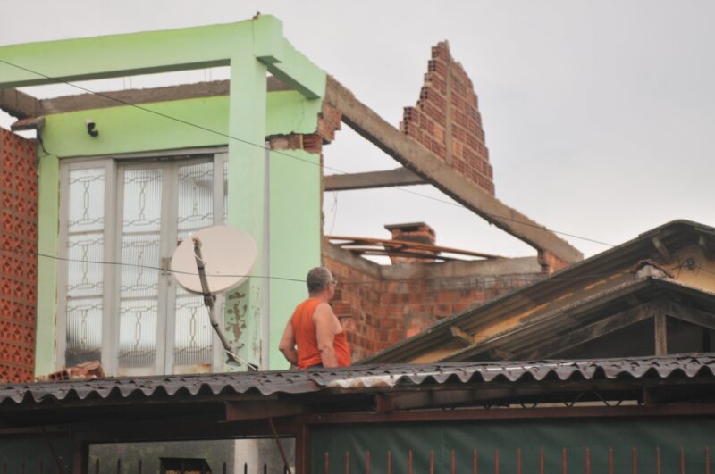 Emergência, tristeza e destruição em Guaíba
