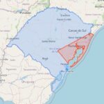 Defesa Civil RS emite alerta sobre temporal para as próximas três horas na região metropolitana