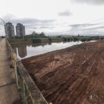 Obra de revitalização do canal do dique do Sinos está quase concluída