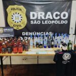 Draco aprende bebidas falsas em depósito no bairro Campina que funcionava como tele-entrega