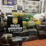 Policia Civil, BM e PRF apreendem 1,4 tonelada de maconha avaliada em R$ 7 milhões