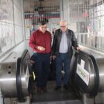 Estação Sapucaia recebe primeiro elevador novo entre as estações d alinha do trem