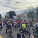 Ciclistas são a novidade na 16ª Romaria do Padre Reus que ocorreu na manhã deste domingo em São Leopoldo