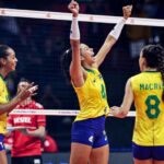 Seleção brasileira feminina de vôlei vence o Japão e segue para as semifinais da Liga das Nações