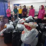 Em Gincana, alunos da Escola Cristo Rei arrecadam duas toneladas de agasalhos