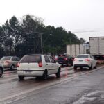 Acidente na ERS-240, sentido SL/Portão, provoca 3 km de congestionamento na manhã desta segunda-feira