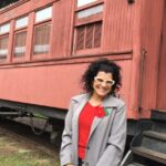 Alice Bemvenuti, diretora do Museu do Trem, apresenta trabalho em encontro latino americano dos Museus Ferroviários