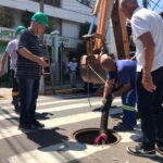 ALAGAMENTOS: Tronco de árvore é retirado da galeria na João Corrêa com a 1º de Março