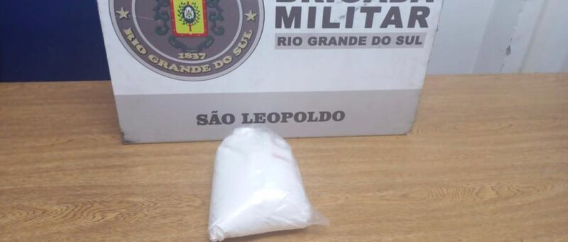 Homem de 27 anos é preso no Rio do Sinos com 1 kg de cocaína