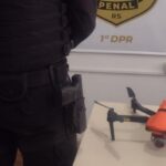 Drone é apreendido e entrega de drogas é frustrada na Penitenciária de Sapucaia do Sul