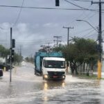 Só na manhã desta terça-feira, São Leopoldo registra mais de 40 milímetros de chuva, 1/4 da média do mês
