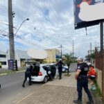VEJA O VÍDEO DA FUGA: Guarda Municipal de NH prende apenado que pulou o muro do presídio