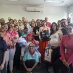 Gestantes fazem visita guiada na maternidade, centro obstétrico e UTI Neonatal do Hospital Centenário