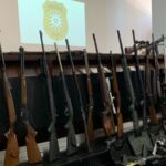 Polícia Civil apreende 125 armas na Operação Desarme