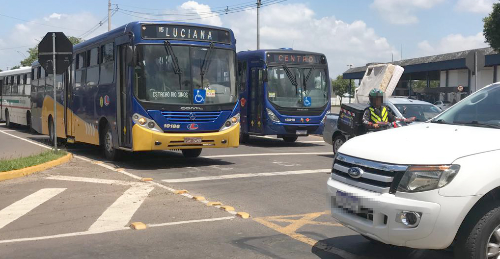 ATRASOS: Obras na BR-116 e no Centro de São Leopoldo prejudicam usuários e motoristas dos ônibus