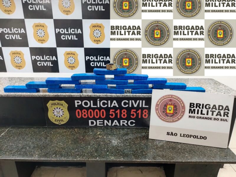 Policiais do 25º BPM, PRF e Denarc prenderam homem com 10 kg de maconha na Vila Brás