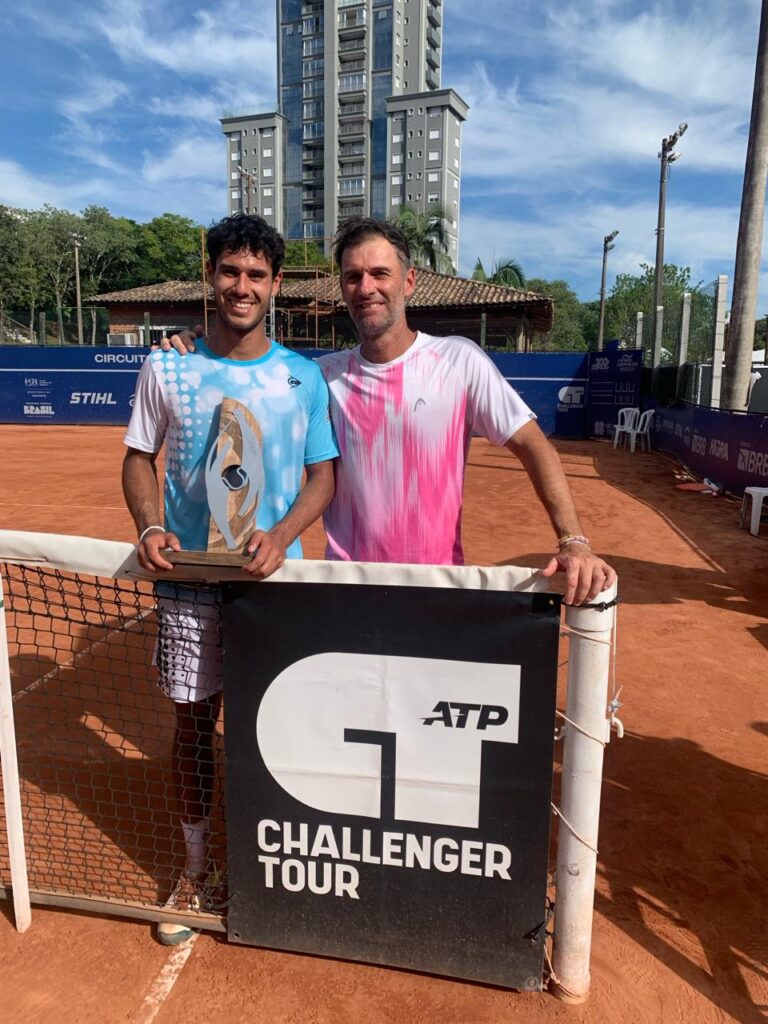 Paraguaio Daniel Vallejo, 19 anos, é o campeão do São Léo Open de Tênis